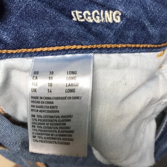 American eagle super stretch jeggings - Picture 3 of 4